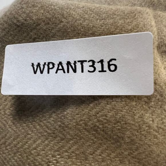 Lauren by Ralph Lauren Adelle Virgin Wool Tan Herringbone Dress Pants Size 8 - Picture 11 of 12